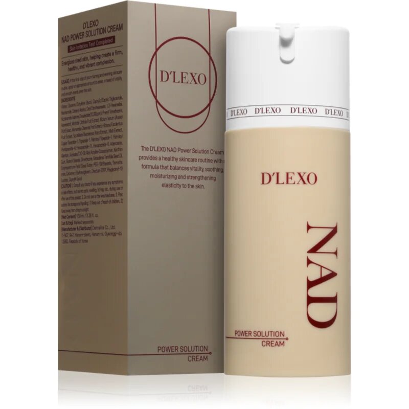 Dermaline D'LEXO NAD hranilna in revitalizacijska krema za posvetlitev in zgladitev kože 100 ml