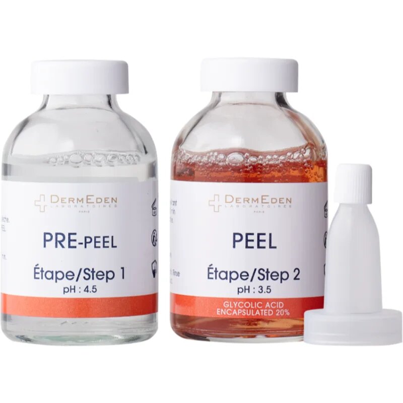 DermEden CONCENTRATES Advanced Peel gladilni eksfoliacijski serum 2x30 ml