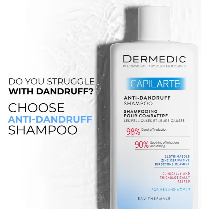 Dermedic Capilarte šampon proti prhljaju 300 ml