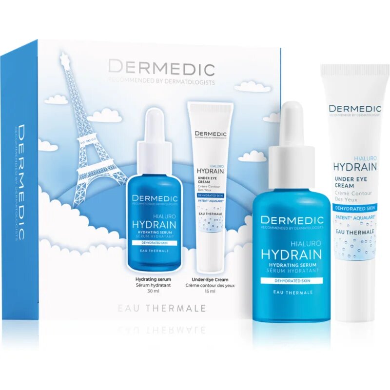 Dermedic Eau Thermale Hydrain darilni set za obraz 2 kos