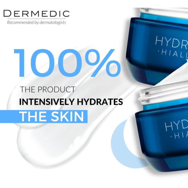 Dermedic Hydrain3 Hialuro pomlajevalna nočna krema proti gubam 50 ml