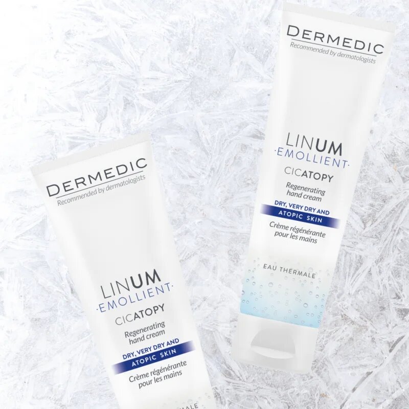 Dermedic Linum Emolient regeneracijska krema za roke 75 ml