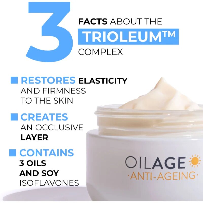 Dermedic Oilage Anti-Ageing hranilna dnevna krema za obnovo gostote kože 50 g