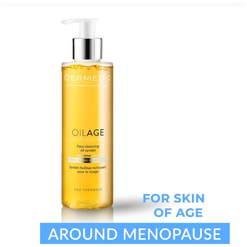 Dermedic Oilage Anti-Ageing oljasti sindet za umivanje obraza 200 ml