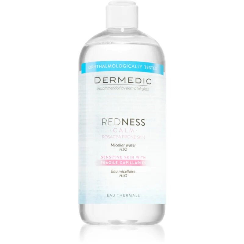 Dermedic Redness Calm micelarna voda za občutljivo kožo nagnjeno k rdečici 500 ml