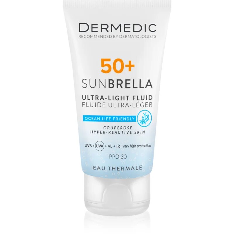 Dermedic Sunbrella emulzija za sončenje SPF 50+ za občutljivo kožo 40 ml
