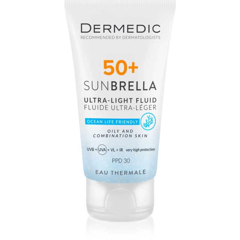 Dermedic Sunbrella emulzija za sončenje za mastno kožo SPF 50+ 40 ml