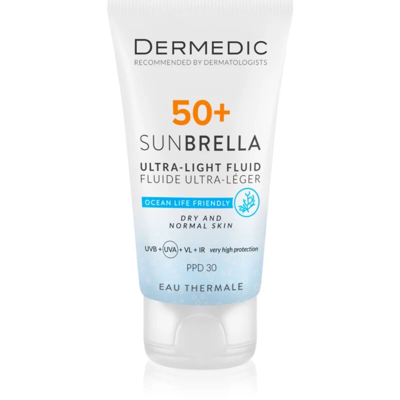 Dermedic Sunbrella emulzija za sončenje za suho kožo SPF 50+ 40 ml