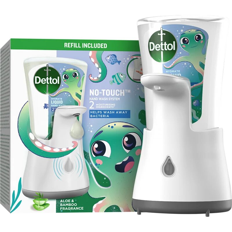Dettol Kids No-Touch brezstični dozirnik mila 250 ml
