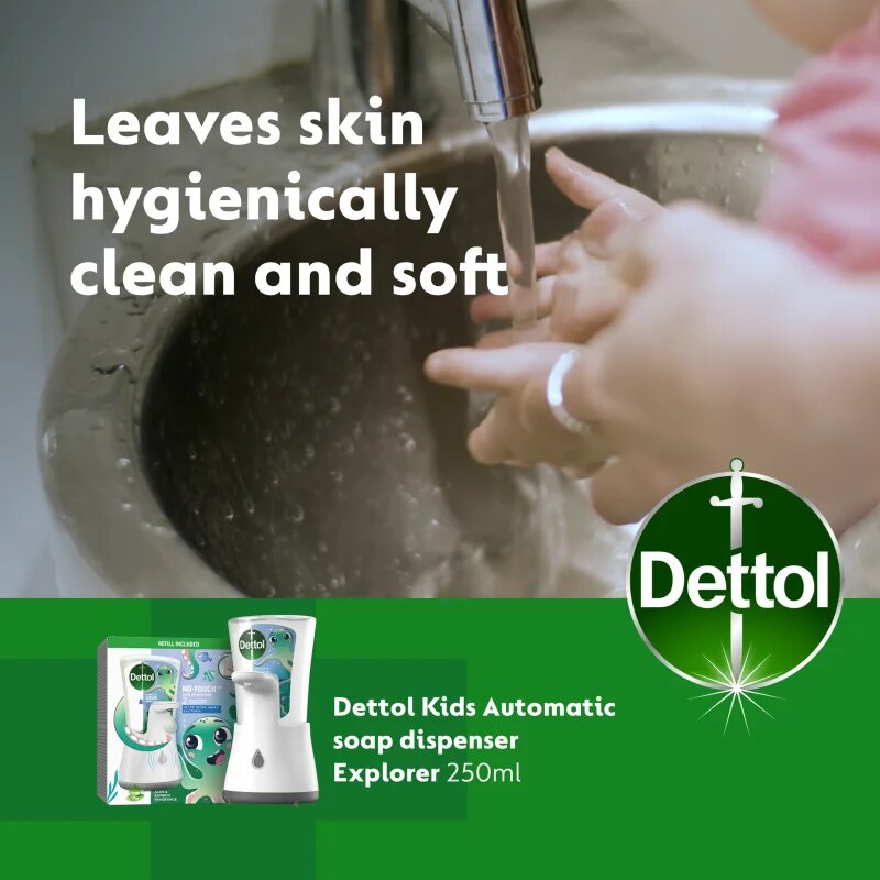 Dettol Kids No-Touch brezstični dozirnik mila 250 ml