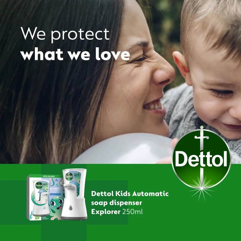 Dettol Kids No-Touch brezstični dozirnik mila 250 ml