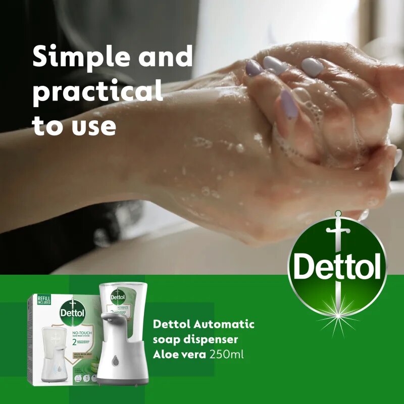 Dettol Soft on Skin Aloe Vera brezstični dozirnik mila 250 ml