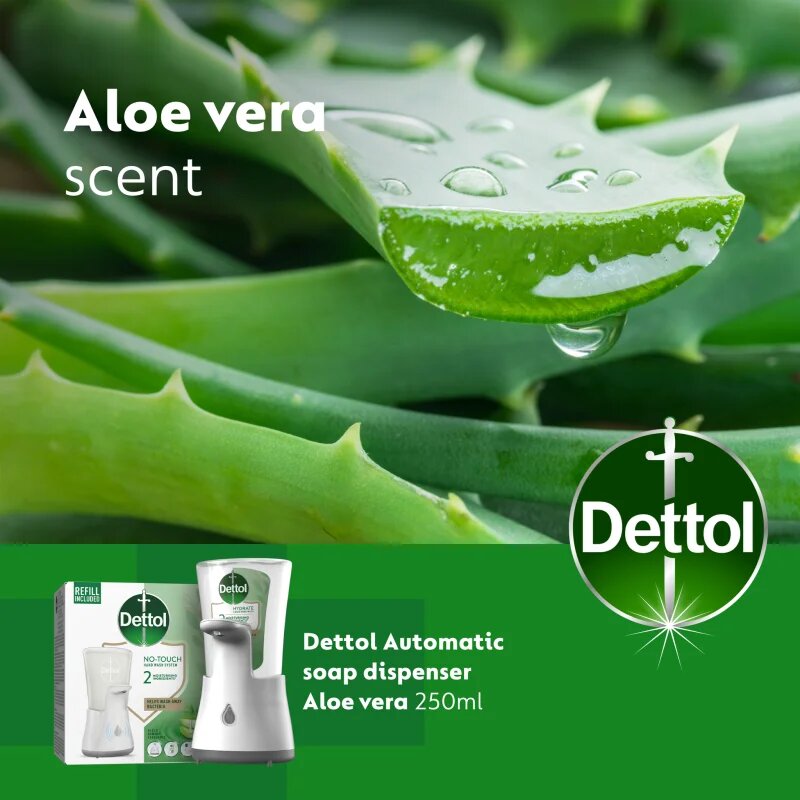Dettol Soft on Skin Aloe Vera brezstični dozirnik mila 250 ml
