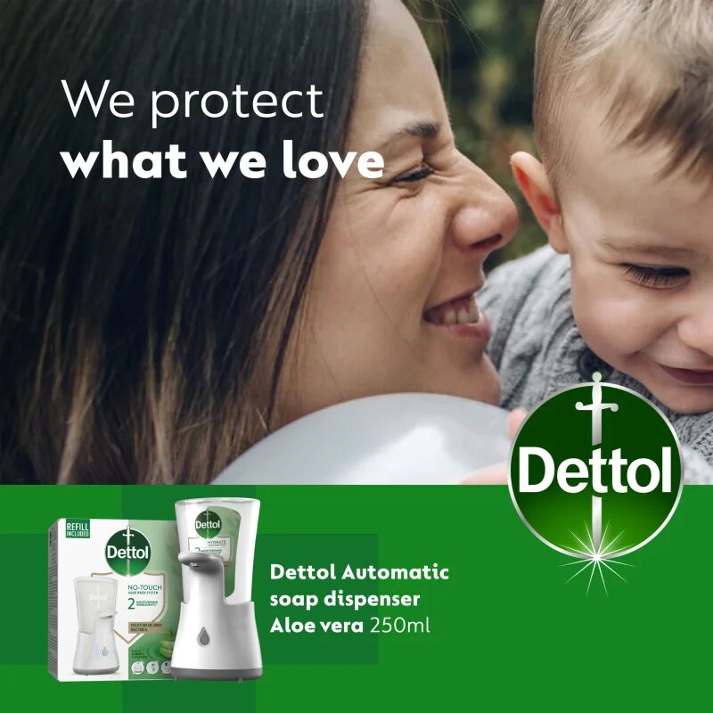 Dettol Soft on Skin Aloe Vera brezstični dozirnik mila 250 ml