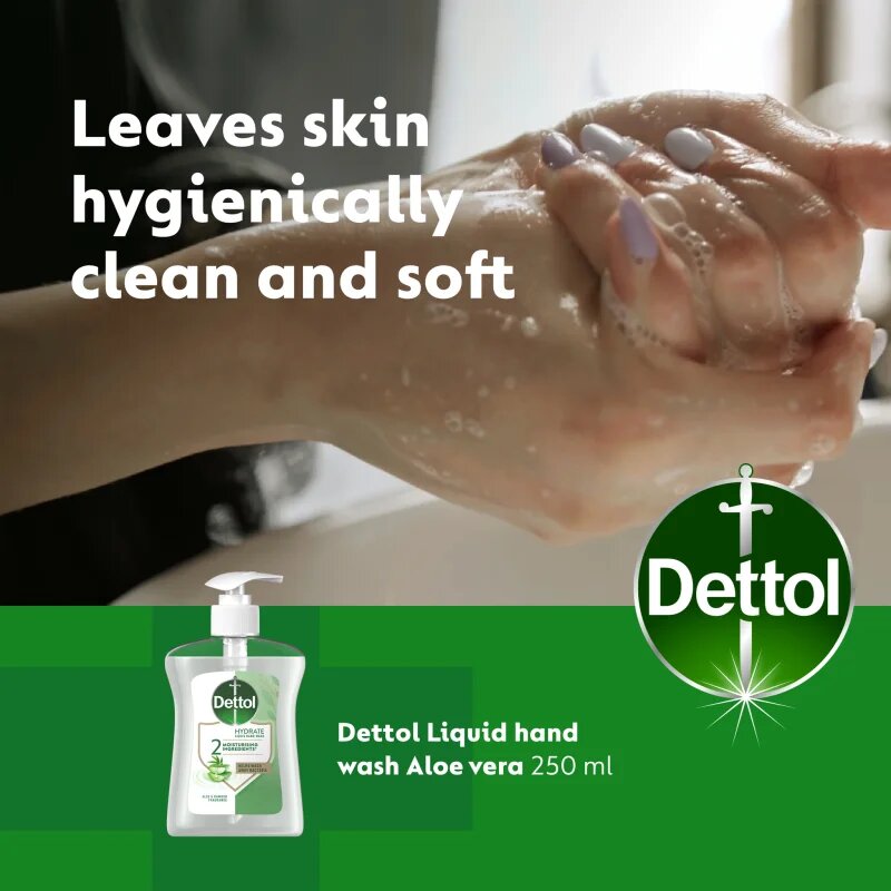 Dettol Soft on Skin Aloe Vera tekoče milo za roke 250 ml