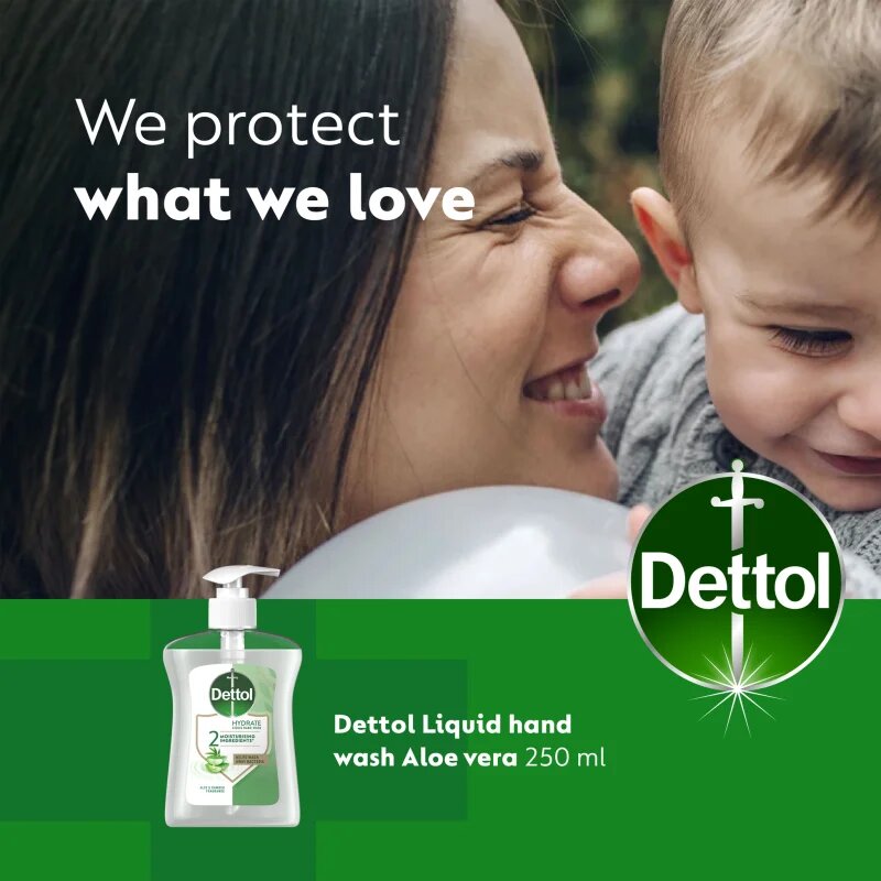 Dettol Soft on Skin Aloe Vera tekoče milo za roke 250 ml