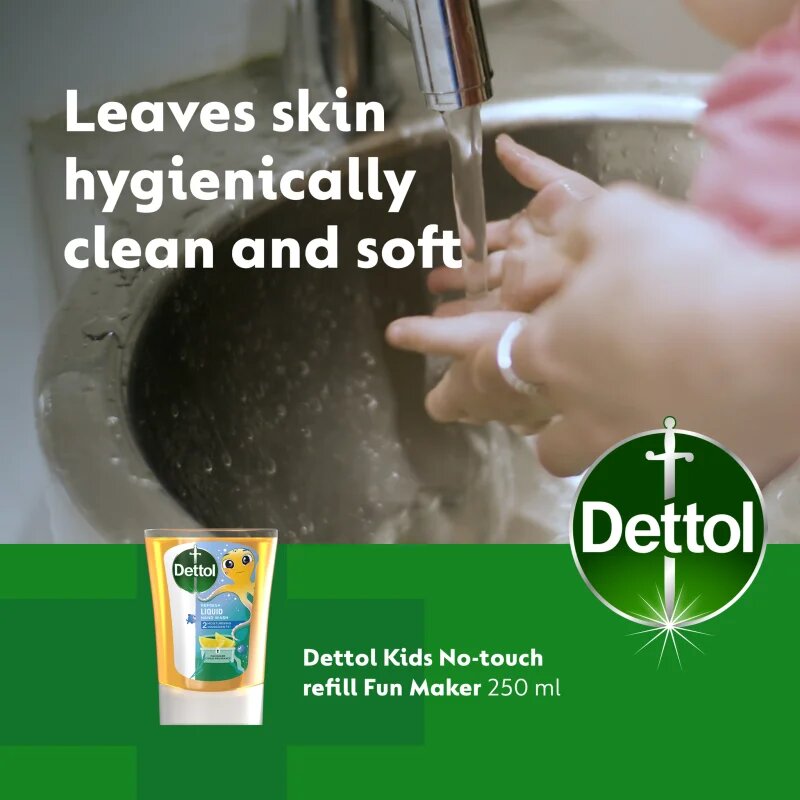Dettol Soft on Skin Kids Fun Maker polnilo za brezstični dozirnik mila 250 ml