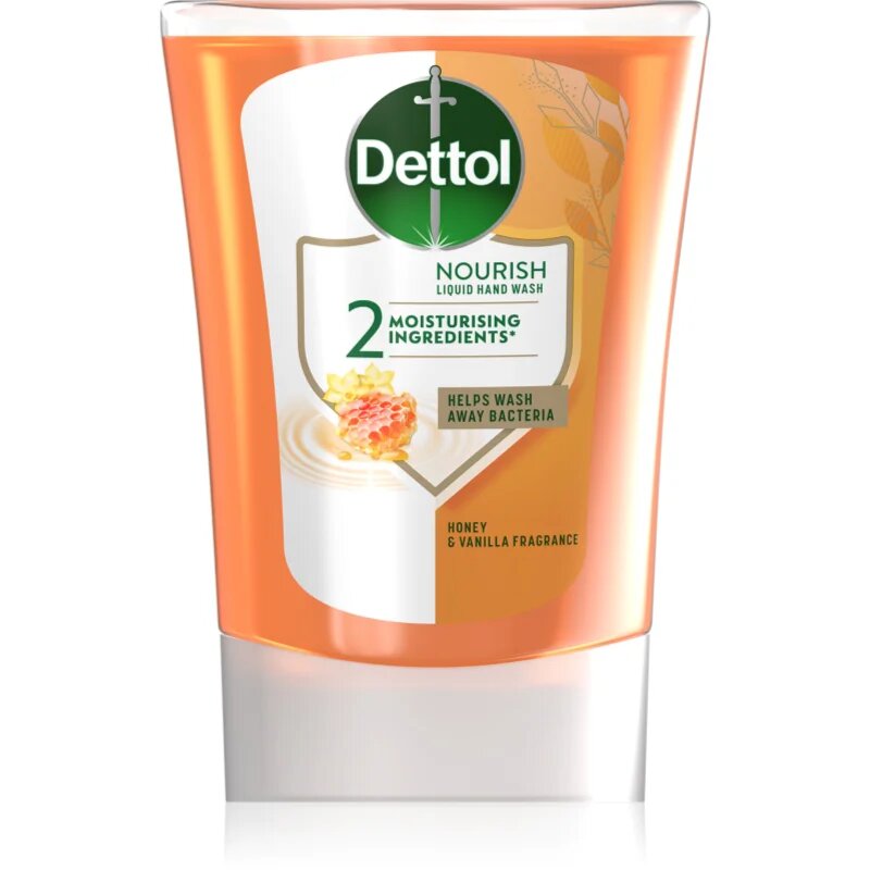 Dettol Soft on Skin Kids No-Touch Refill polnilo za brezstični dozirnik mila Honey & Vanilla 250 ml