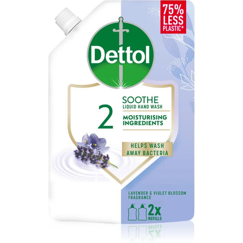 Dettol Soft on Skin Lavender tekoče milo nadomestno polnilo 500 ml