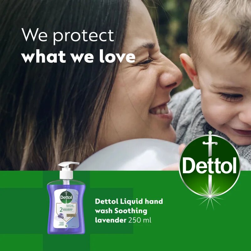 Dettol Soft on Skin Lavender tekoče milo za roke 250 ml