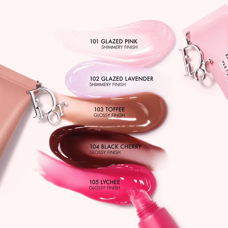 DIOR Addict Lip Glow Butter negovalni sijaj za ustnice s ceramidy a peptidy odtenek 104 Black Cherry 10 ml
