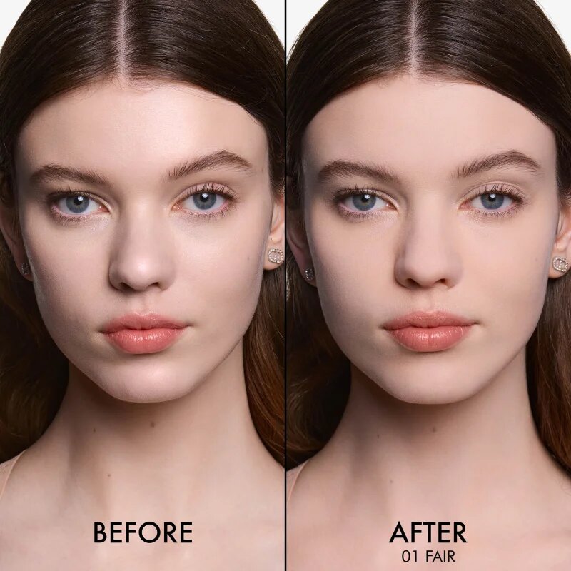 DIOR Forever On Set Powder puder v prahu z mat učinkom odtenek 01 Fair 20 g