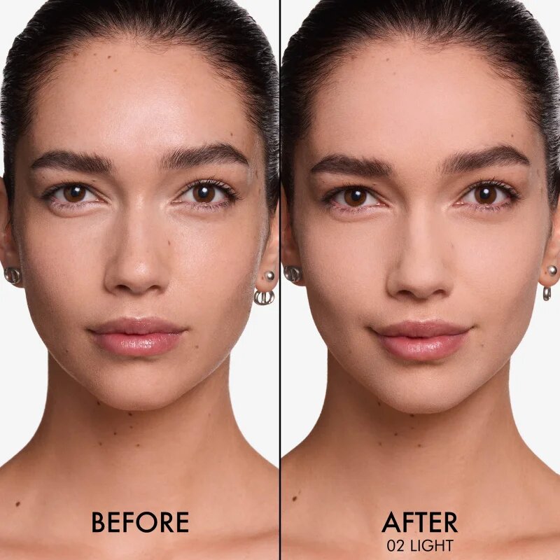 DIOR Forever On Set Powder puder v prahu z mat učinkom odtenek 02 Light 20 g