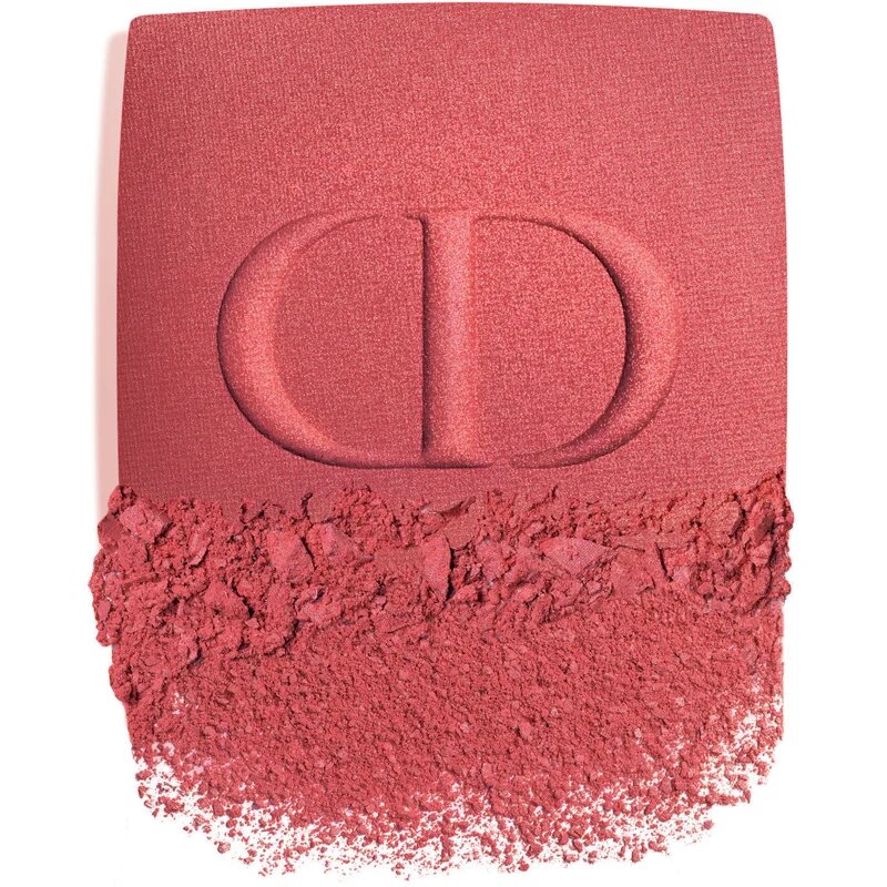 DIOR Rouge Blush kompaktno rdečilo s čopičem in ogledalom odtenek 999 (Satin) 6 g