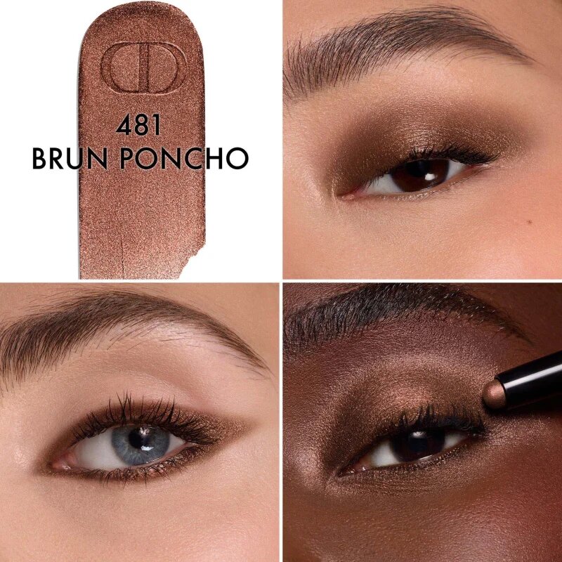 DIOR show Flash Stick senčila za oči v svičniku vodoodporno odtenek 481 Brun Poncho 1.6 g