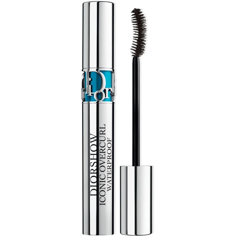 DIOR show Iconic Overcurl Waterproof maskara za večji volumen in privihanje trepalnic vodoodporna odtenek 091 Black 6 g