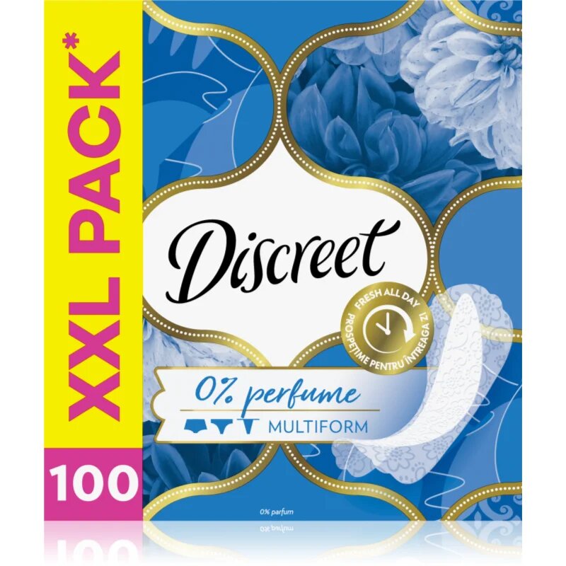 Discreet Multiform 0 % Perfume dnevni vložki 100 kos