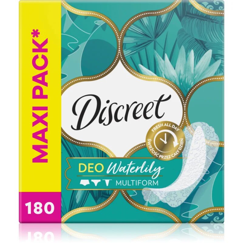 Discreet Multiform Waterlily dnevni vložki 180 kos