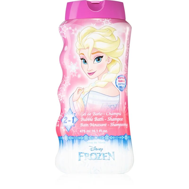 Disney Frozen 2 Bubble Bath & Shampoo gel za prhanje in šampon 2v1 za otroke 475 ml