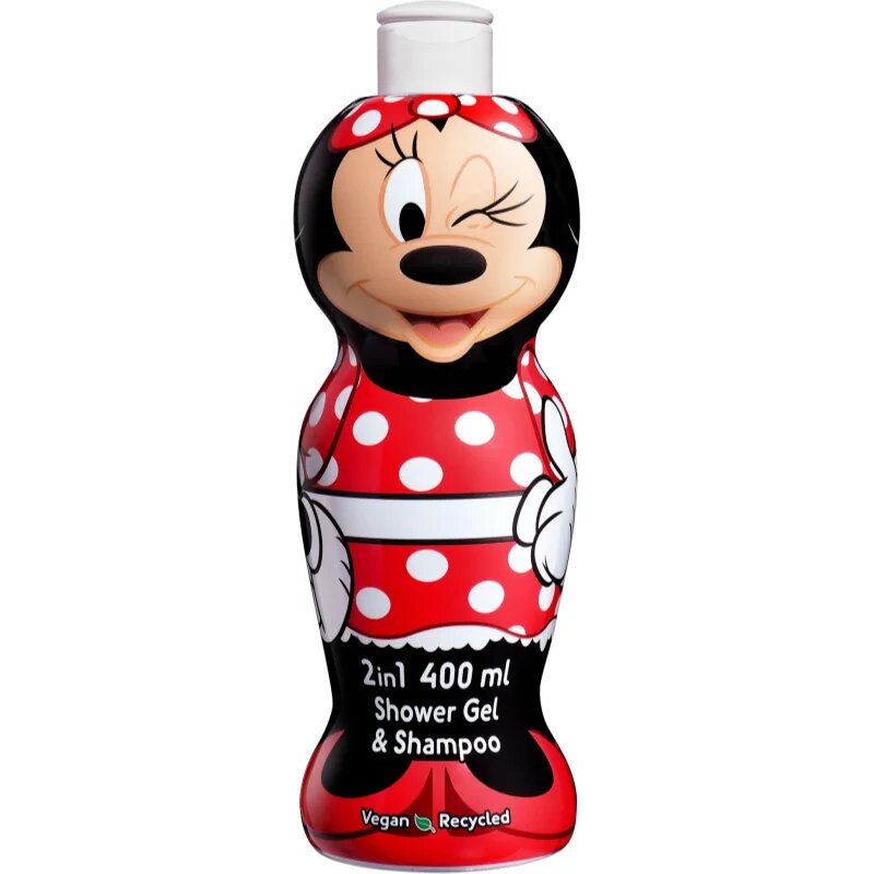 Disney Minnie gel za prhanje in šampon 2v1 za otroke 400 ml