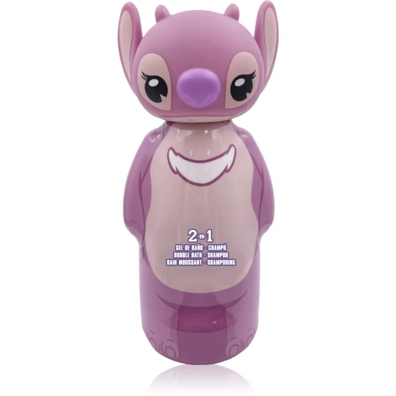 Disney Stitch Angel šampon in pena za kopel 2 v 1 za otroke 300 ml
