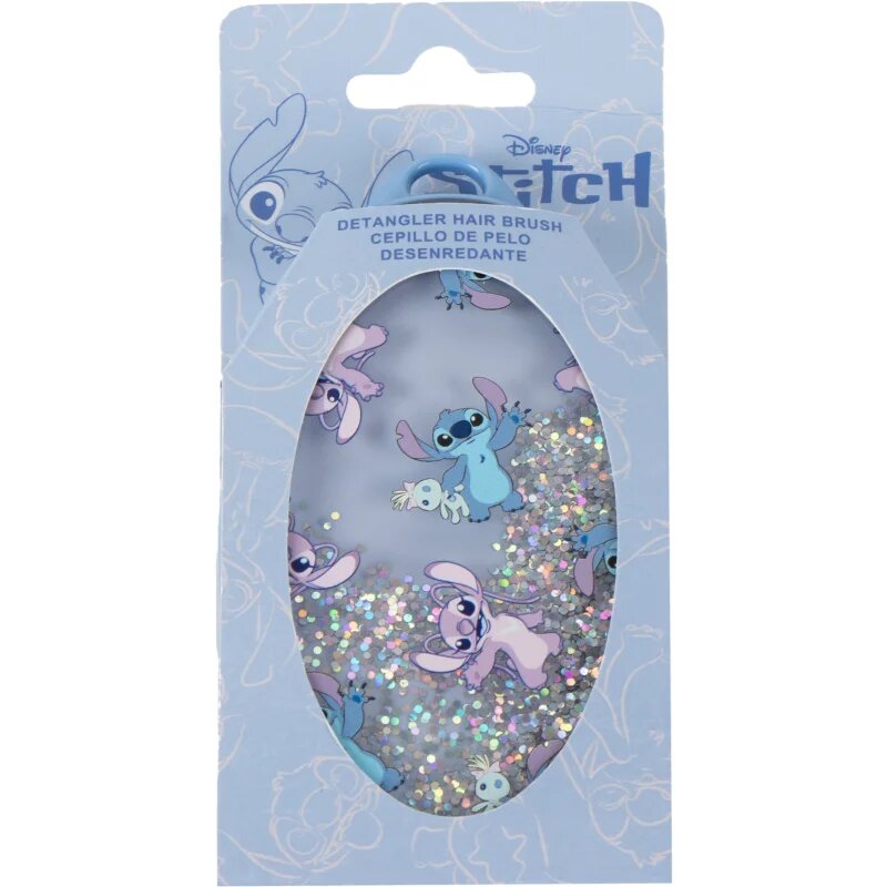 Disney Stitch Detangler Hair Brush krtača za lase z bleščicami 1 kos