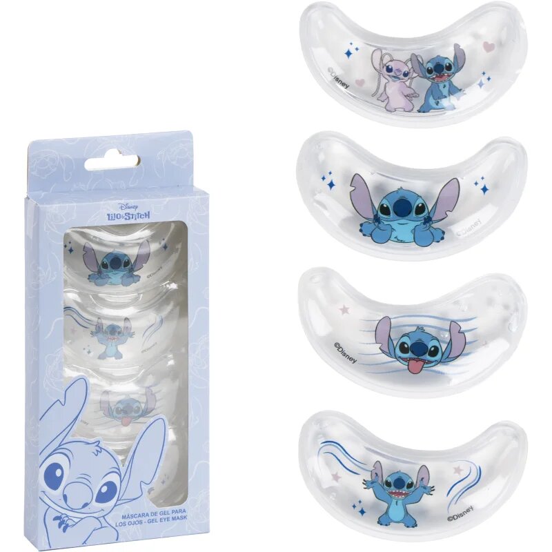 Disney Stitch Gel Care Set hidrogel blazinice proti podočnjakom 4 kos