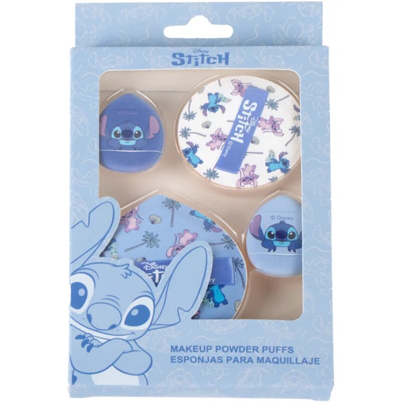 Disney Stitch Make-up Powder Puffs set gobic za tekoči puder 4 kos