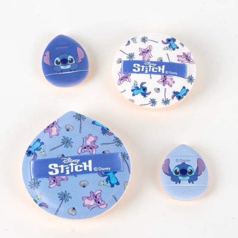 Disney Stitch Make-up Powder Puffs set gobic za tekoči puder 4 kos