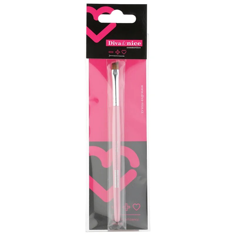 Diva & Nice Cosmetics Accessories Brush kotni čopič za senčila za oči MAX 491/4 1 kos
