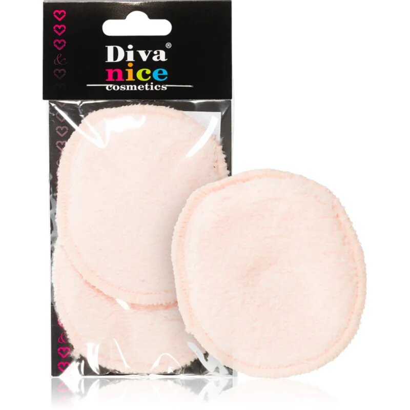 Diva & Nice Cosmetics Accessories Face blazinice za odstranjevanje ličil 2 kos