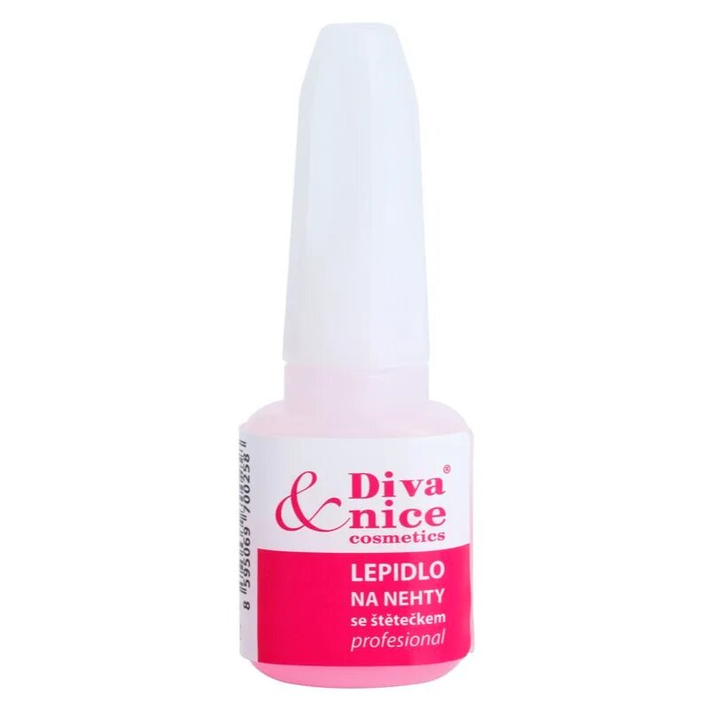 Diva & Nice Cosmetics Accessories Nails lepilo za nohte s čopičem 7 g