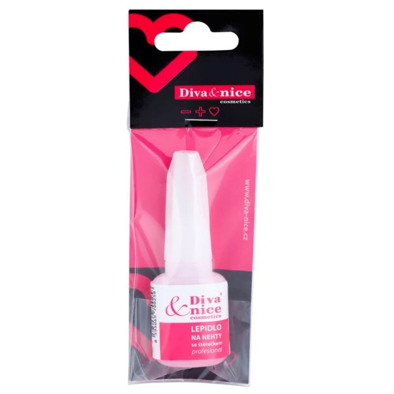 Diva & Nice Cosmetics Accessories Nails lepilo za nohte s čopičem 7 g