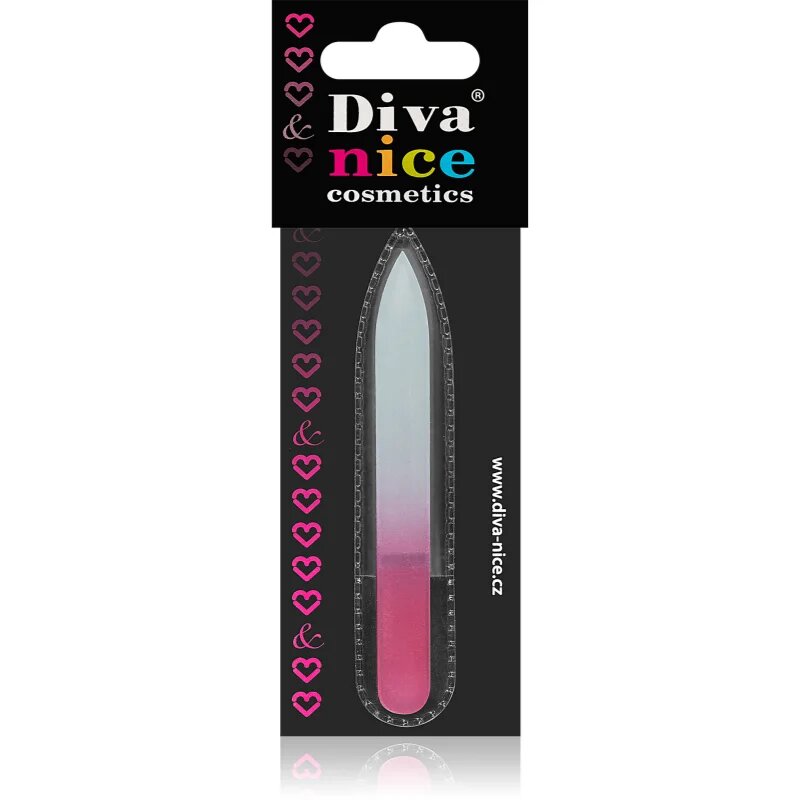 Diva & Nice Cosmetics Accessories steklena pilica za nohte majhen Pink 1 kos