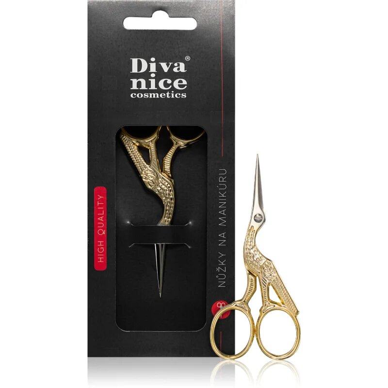 Diva & Nice Cosmetics Accessories Stork škarje za nohte 1 kos