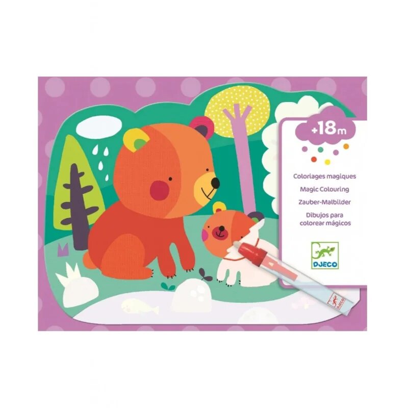 DJECO Magic Colouring vodne pobarvanke 18m+ 1 kos