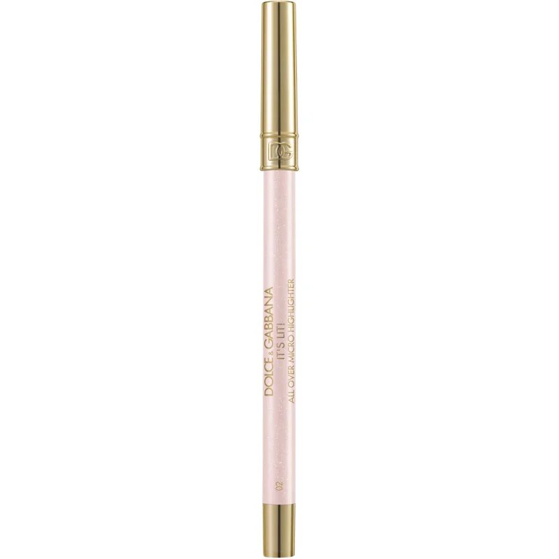 Dolce&Gabbana Bold It's Lit! trdi kremasti osvetljevalec v svinčniku odtenek 02 Galactic Glimmer - Pink-Lilac Pearlescent Multichrome 0.35 g
