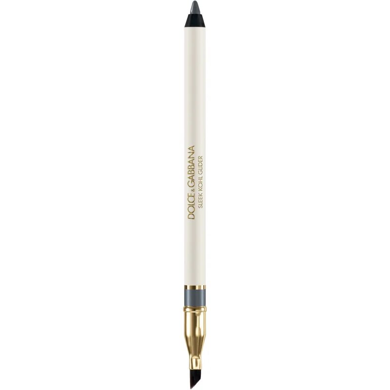 Dolce&Gabbana Classic Sleek Kohl Glider svinčnik za oči s čopičem odtenek 06 Metallic Steel - Blue Toned Metallic Silver Grey 1.2 g