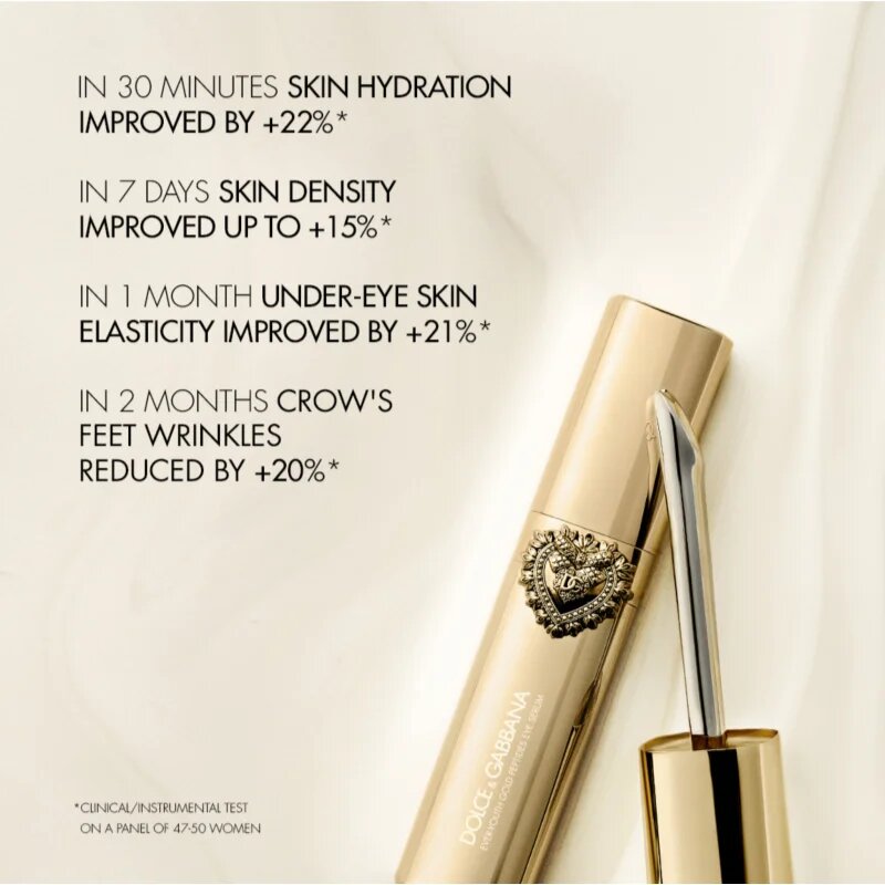 Dolce&Gabbana Ever-Youth Gold Peptides Eye Serum pomlajevalni serum za predel okoli oči 10 ml