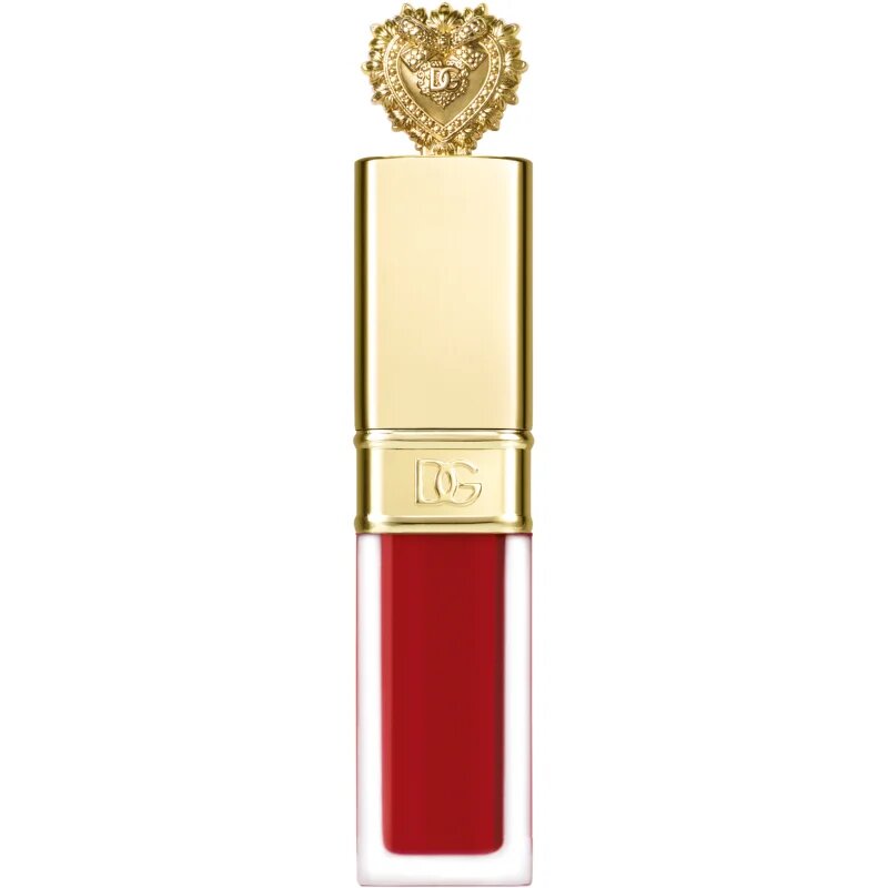 Dolce&Gabbana Flawless Everkiss Liquid Lip Mini mat tekoča šminka odtenek 405 Devotion - Perfect Vibrant Red 3 ml